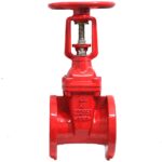 Van cổng UL/FM lá van bọc cao su